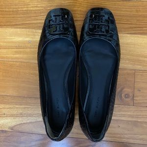 tory burch georgia square ballet flat shoes
size 8.5M
